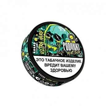 Купить Жевательный табак PODGONKI ULTRA HARD (с капсулой) "MINT GUM / Мятная жвачка"  Жевательный табак PODGONKI ULTRA HARD (с капсулой) "MINT GUM / Мятная жвачка"